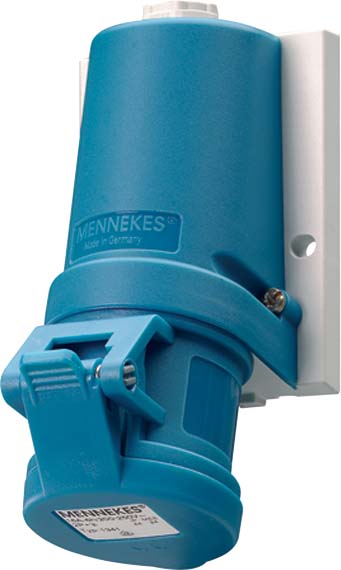 Mennekes Wanddose TwinCONTACT 16A,3p,6h,230V,IP44 1341