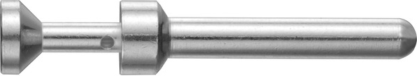 100 STK Harting Kontaktstift Crimpkontakt 0,75qmm 09330006114