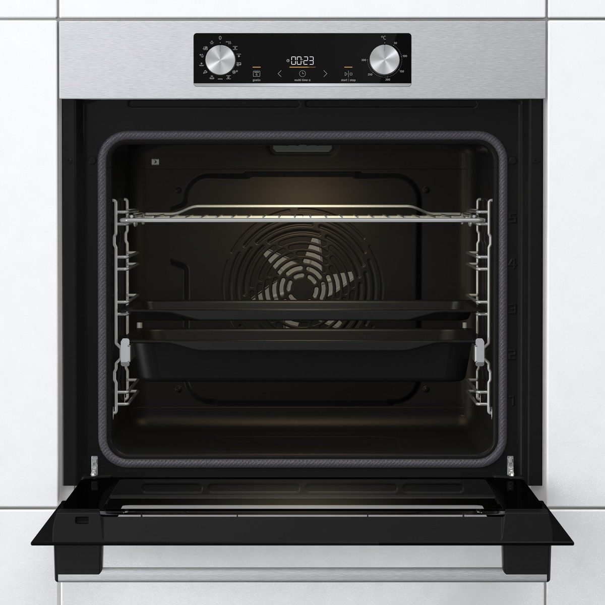 Hisense Gorenje DA EB-Backofen Pyrolyse/Da Heißluft,ExtraSteam BPS6737E14X