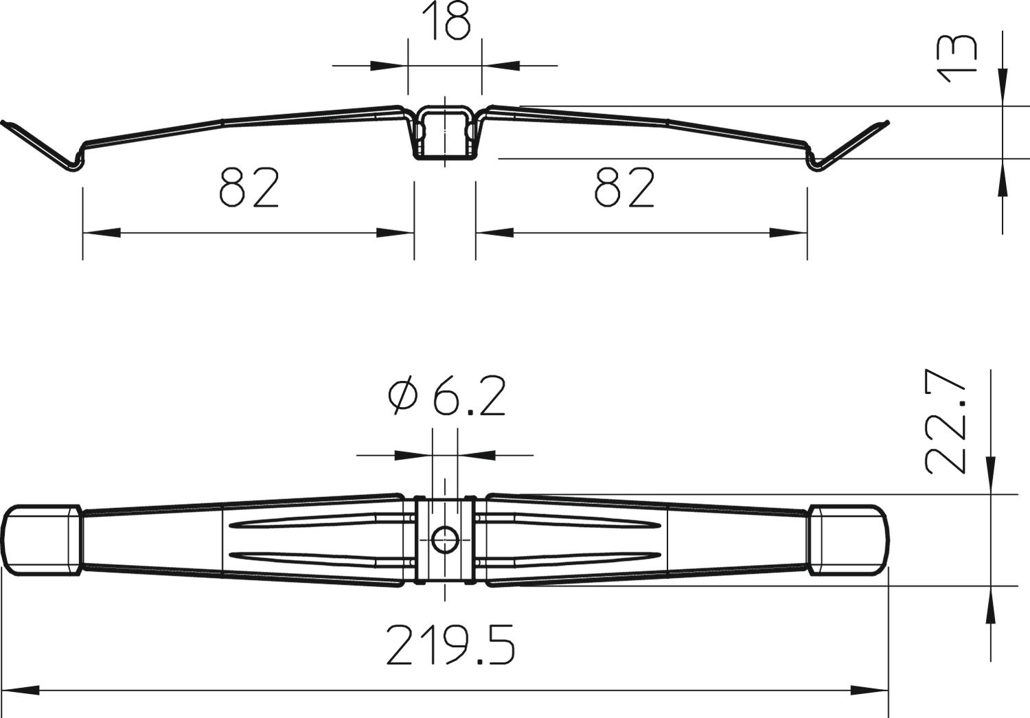 OBO Bettermann Vertr Kabelklammer VA 1.4310 2033 M A2
