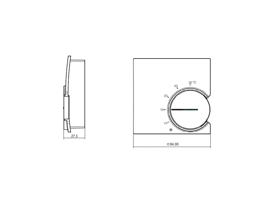 Eberle Controls Raumtemperaturregler RTR 9121