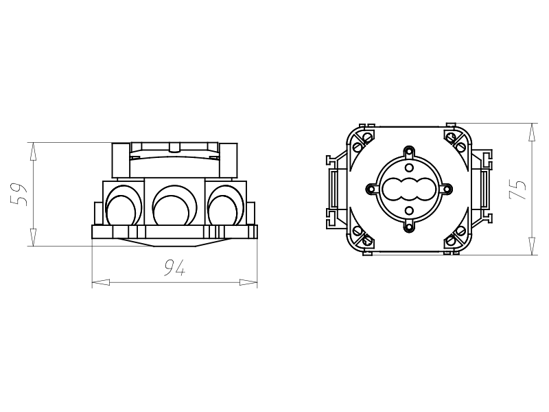 Kaiser Wandleuchten-Anschlussdose 2-tlg.Auslass D=35mm 1248-01 Kaiser Wandleuchten-Anschlussdose 2-tlg.Auslass D=35mm 1248-01