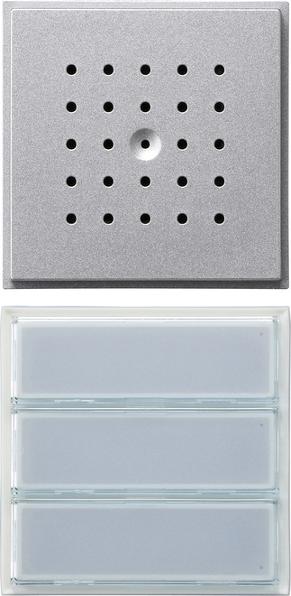 Gira Türstation UP 3fach alu LED ws 126165