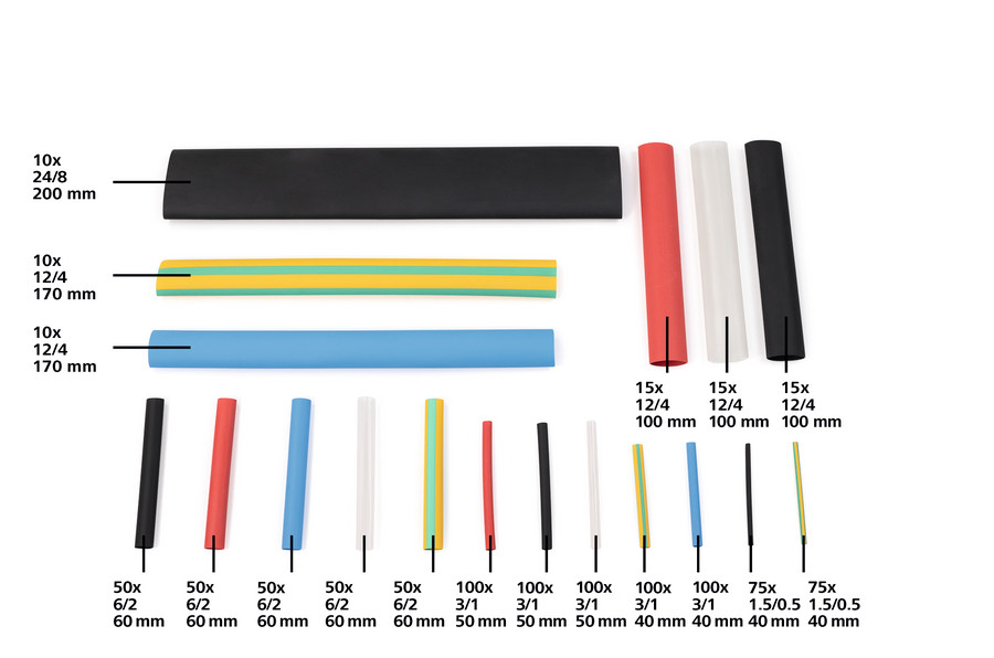 HellermannTyton Schrumpfschlauch-Set SHRINKIT 321 Univers 380-03002