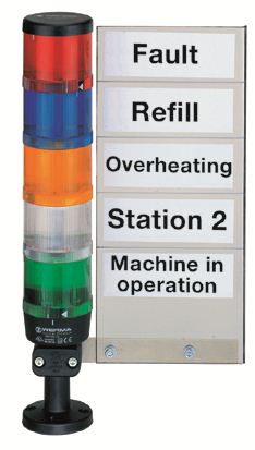 Werma Beschriftungstafel für Kombisignal 96000005 Werma Beschriftungstafel für Kombisignal 96000005
