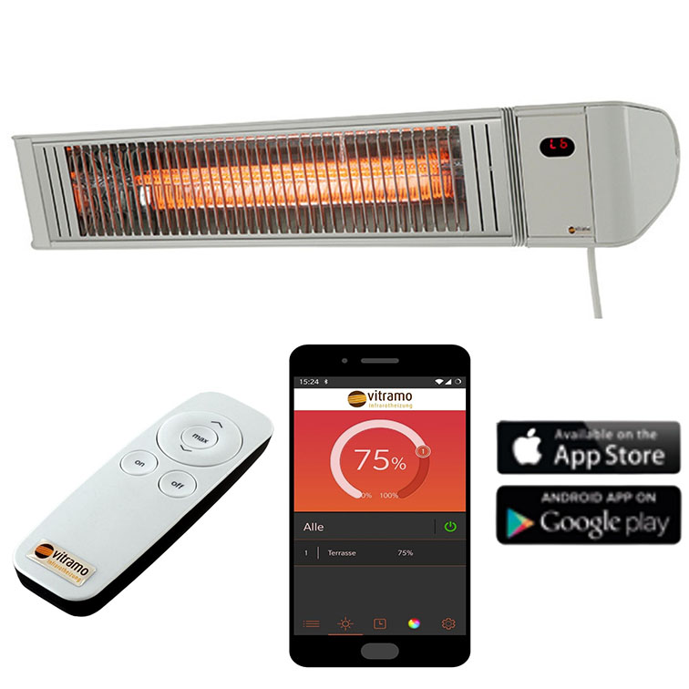 Vitramo Infrarot Heizstrahler Carbon 2000W w. VC-EC2000W