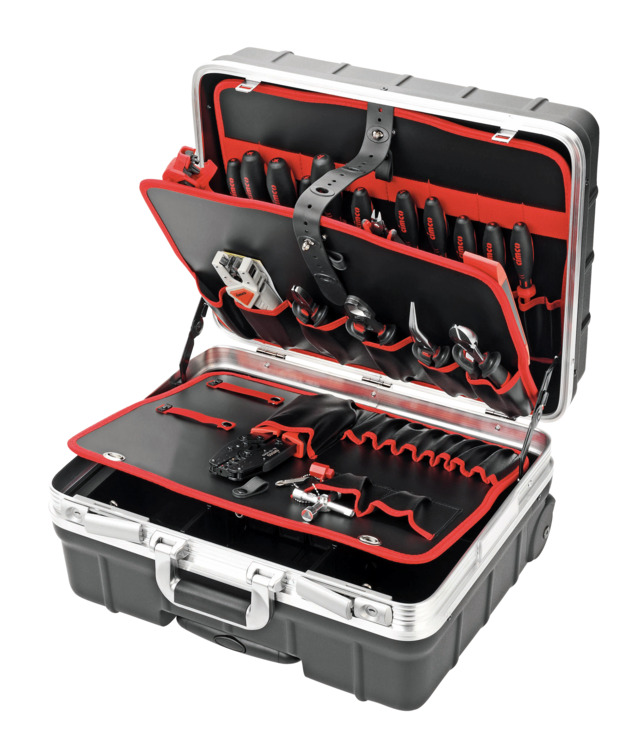 Cimco Werkzeuge Technikerkoffer Industrie mit Trolleyfunktion 170600