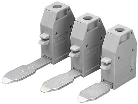 50 STK Phoenix Contact Abgriffklemmen B=10,2mm H=34,7mm gr AGK 4-UT 10