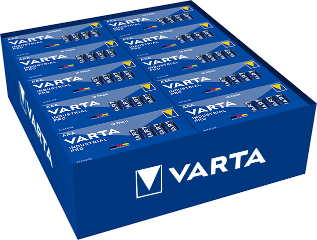 10 STK Varta Cons.Varta Batterie Industrial AAA Micro, R3, Al-Mn 4003 Ind. Stk.1