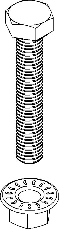 Niedax Sechskantschraube SKM 12X70 V
