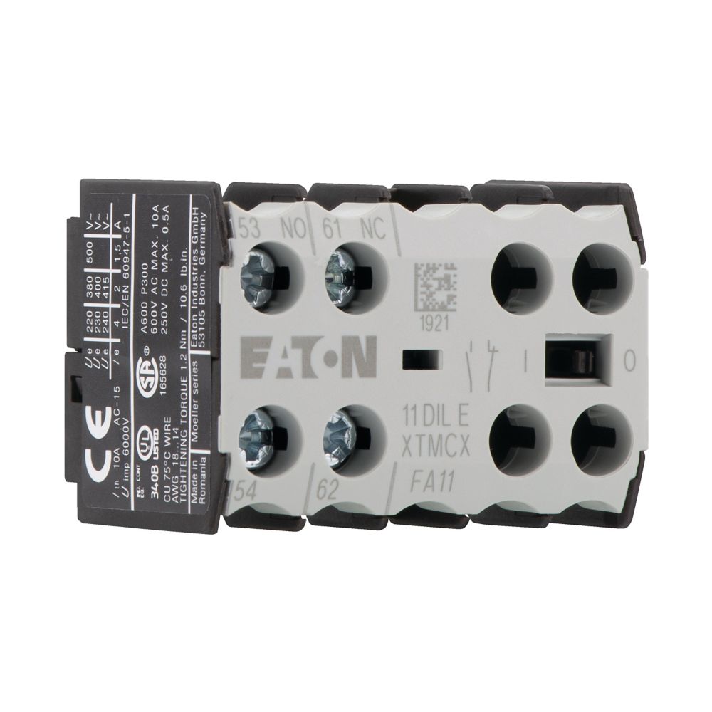 Eaton (Moeller) Hilfsschalterbaustein 1S+1Ö,Zentral-Aufbau 11DILE Eaton (Moeller) Hilfsschalterbaustein 1S+1Ö,Zentral-Aufbau 11DILE