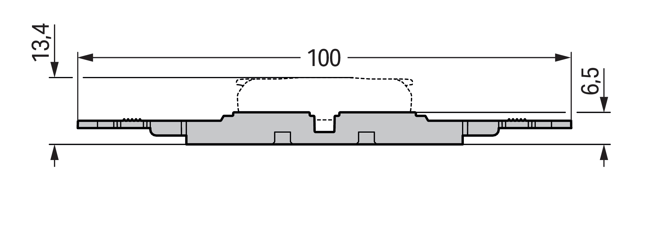 5 STK WAGO GmbH & Co. KG Befestigungsadapter mit Zugentlastung 221-2505
