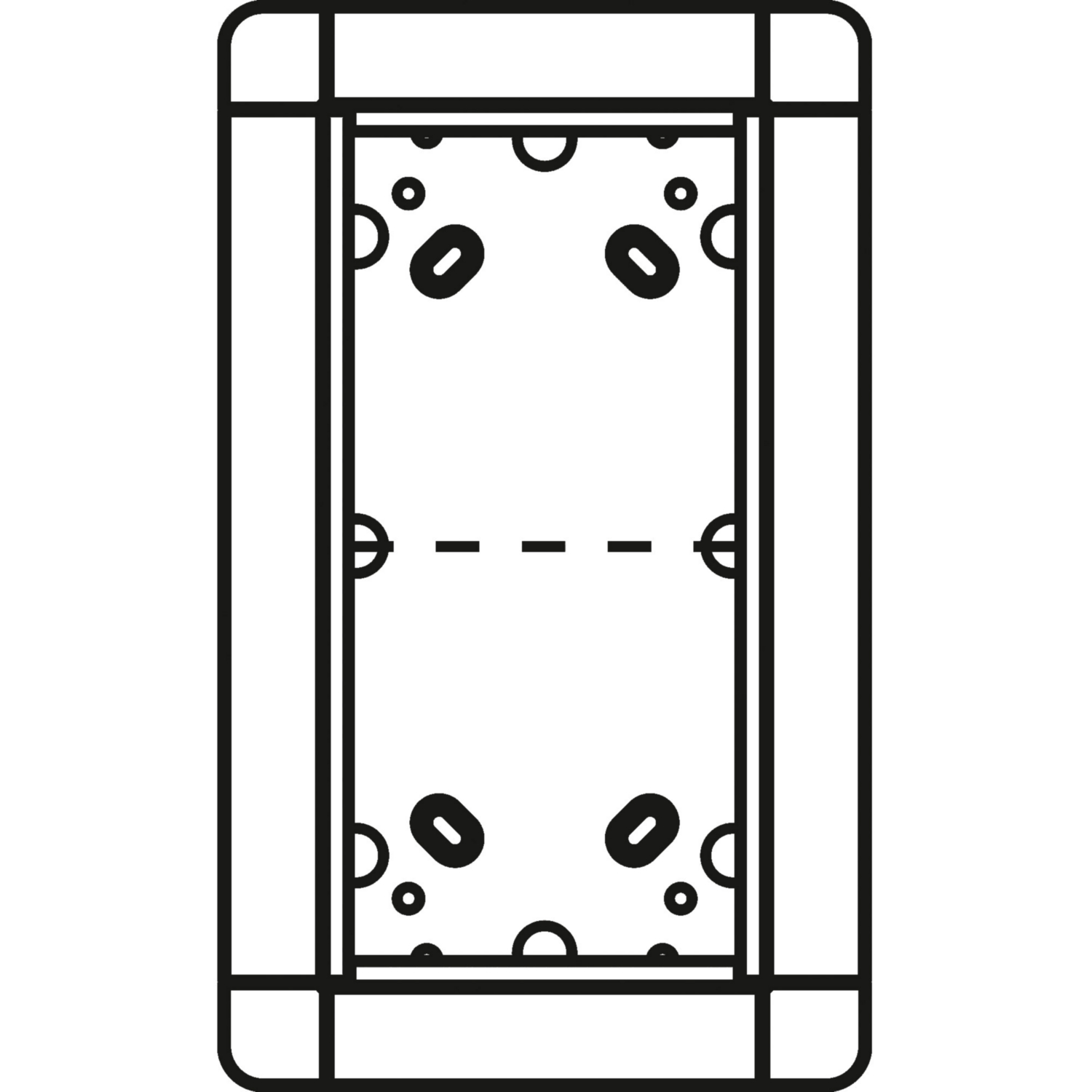Ritto Portier UP-Rahmen si 2-fach, 141x238mm 1881220