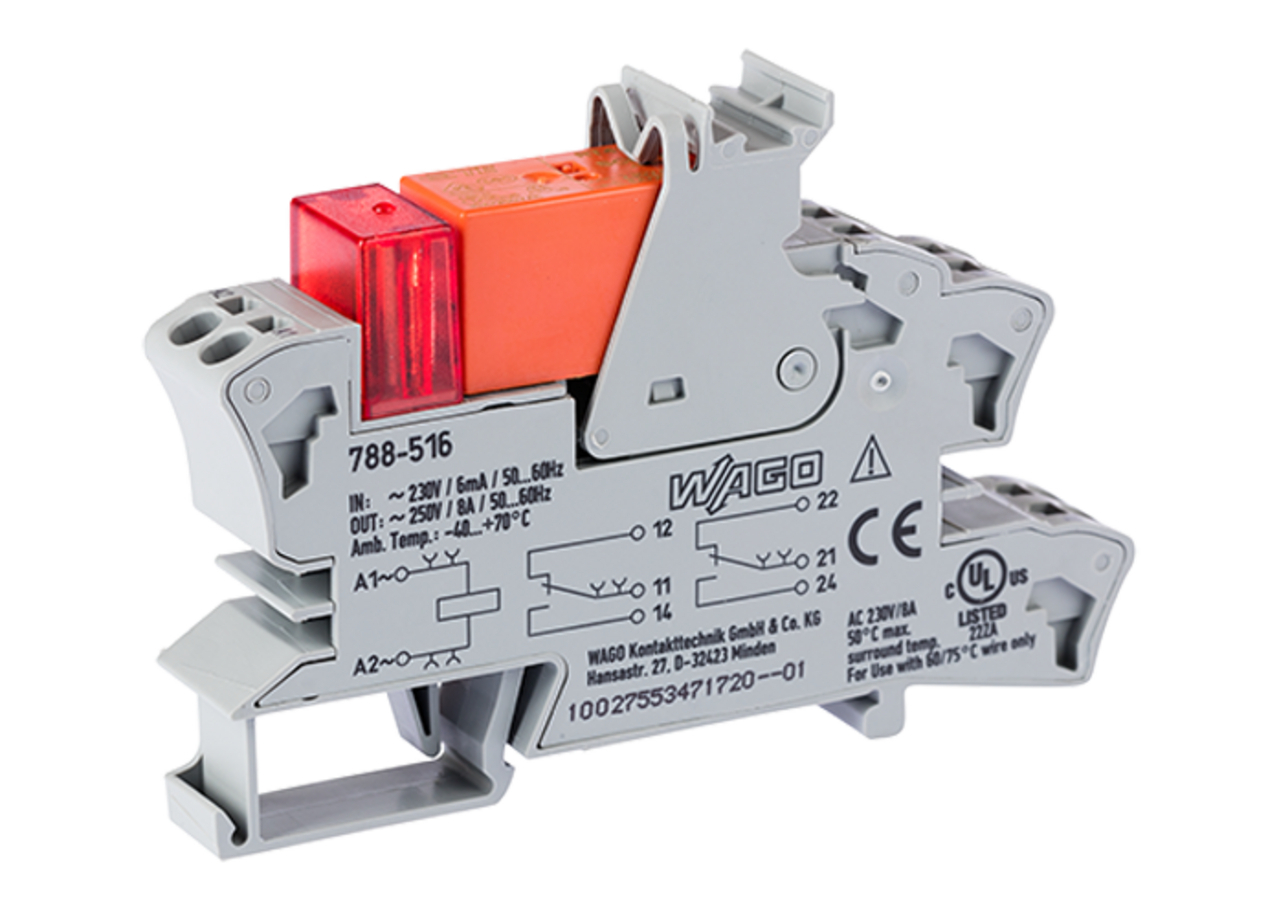 WAGO GmbH & Co. KG Stecksockel m.Relais 2W, 230V AC/2x 8A 788-516