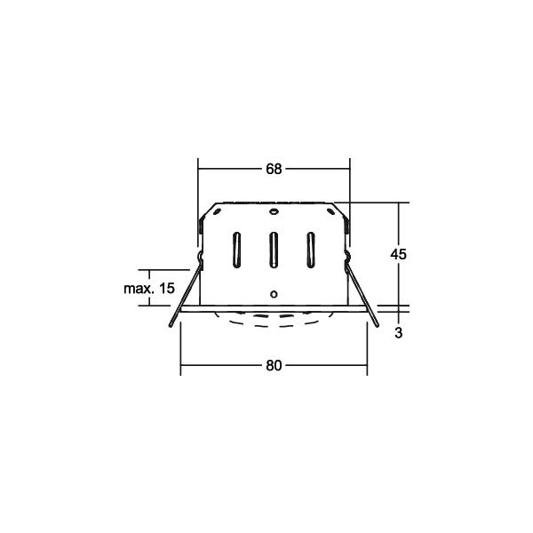 Brumberg Leuchten LED-Einbaustrahler 350mA 3000K titan 12293643