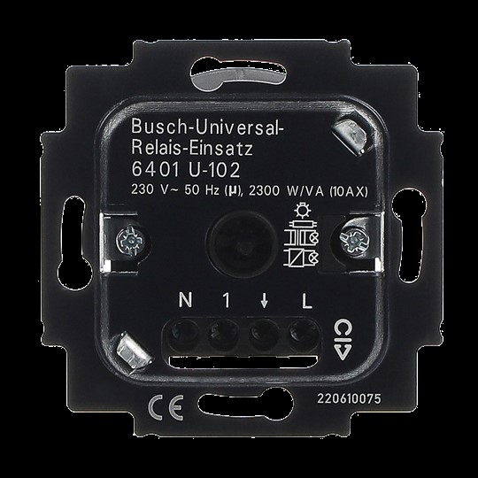 Busch-Jaeger Univ.Relais-Einsatz UP 230V 2300W/VA 6401 U-102