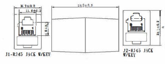 EFB-Elektronik Modular-Kupplung 1:1 geschaltet 37507.1