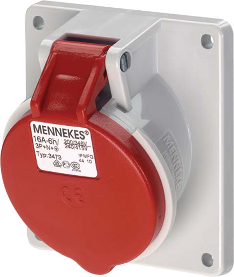 Mennekes Anbaudose TwinContact 16A,5p,6h,400V,IP44 3473