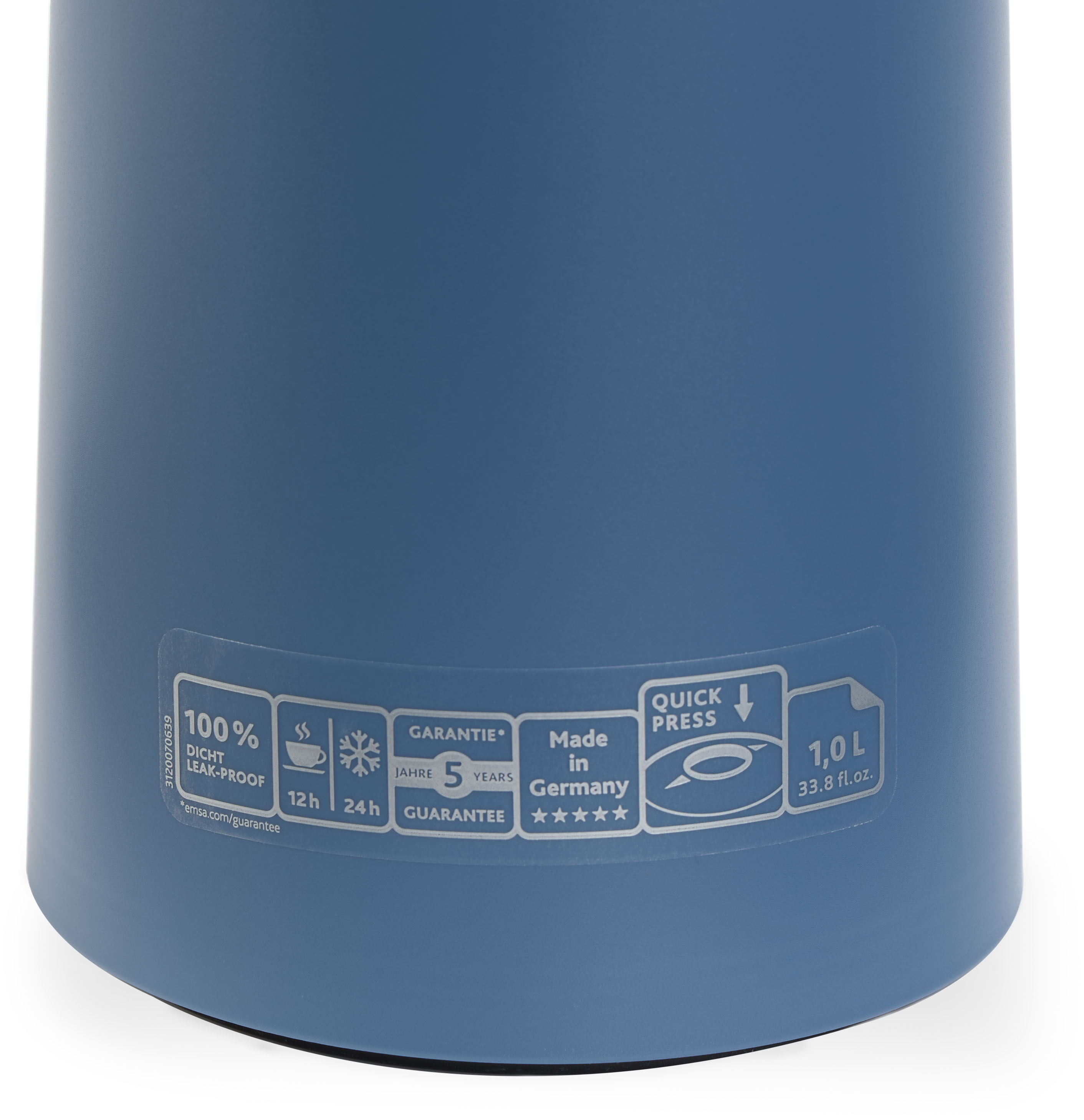 Groupe SEB WMF Isolierkanne Nord Blau MOTIVA 1L nord-bl