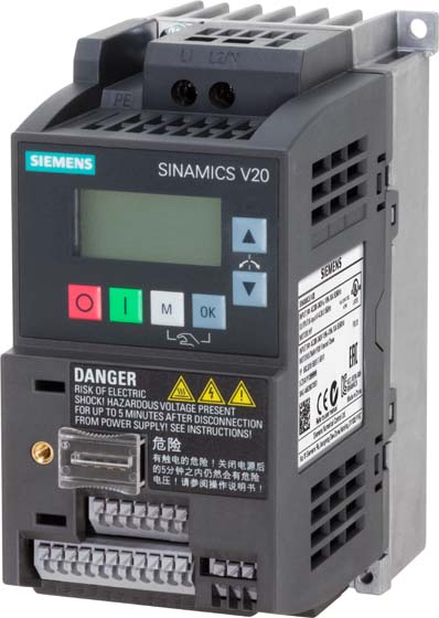 Siemens Dig.Industr. Umrichter SINAMICS 0,55kW m.Filter 6SL3210-5BB15-5BV1