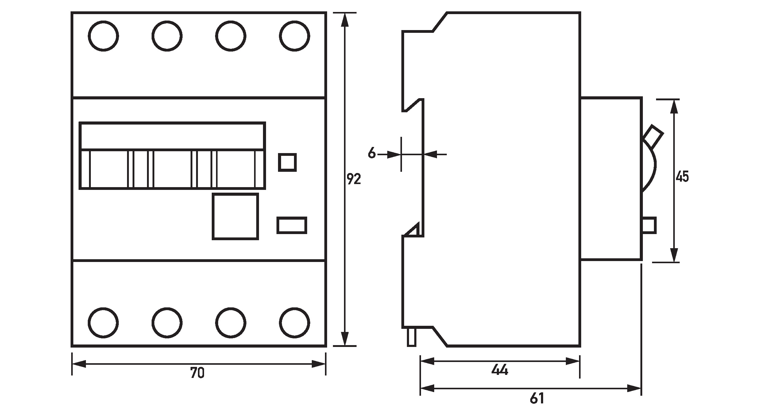 Doepke FI/LS-Kombination  DRCBO4 C16/0,03/3N-A