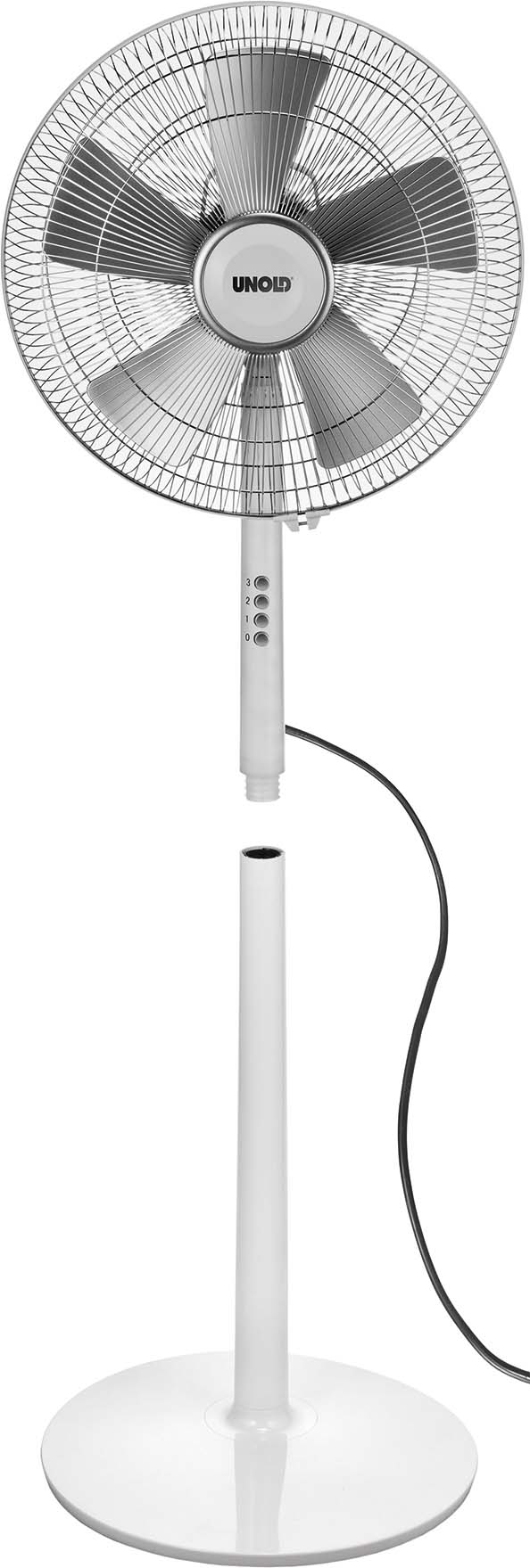 Unold Standventilator Silverline 40cm 86820 ws/si