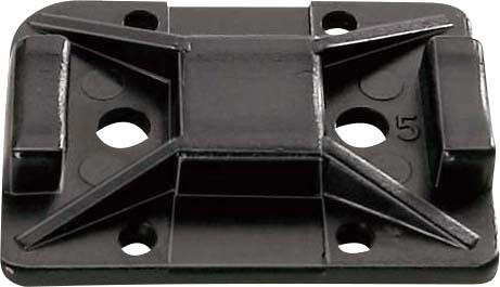 100 STK HellermannTyton Klebesockel TY8G1S-W-C1