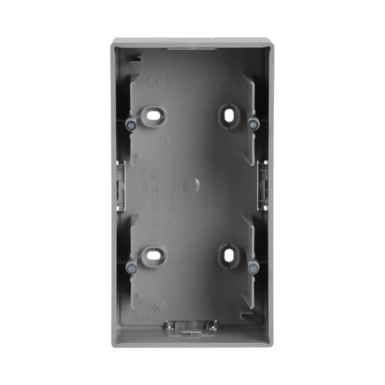 Busch-Jaeger Aufputz-Gehäuse 2f. alusi 1702-83