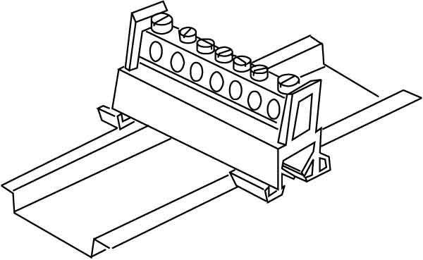 Kleinhuis PE-Leiterklemme 651S/7