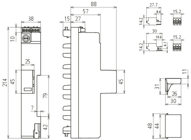 DEHN Kombi-Ableiter TN-S DSH ZP B2 SG TNS 255