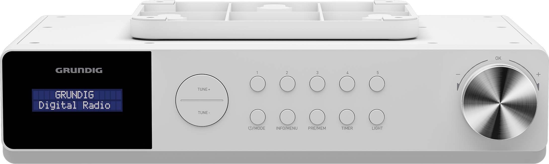 Beko Grundig CE DAB+ Uhrenradio +UB-Zubehör DKR1000BTDAB+ ws