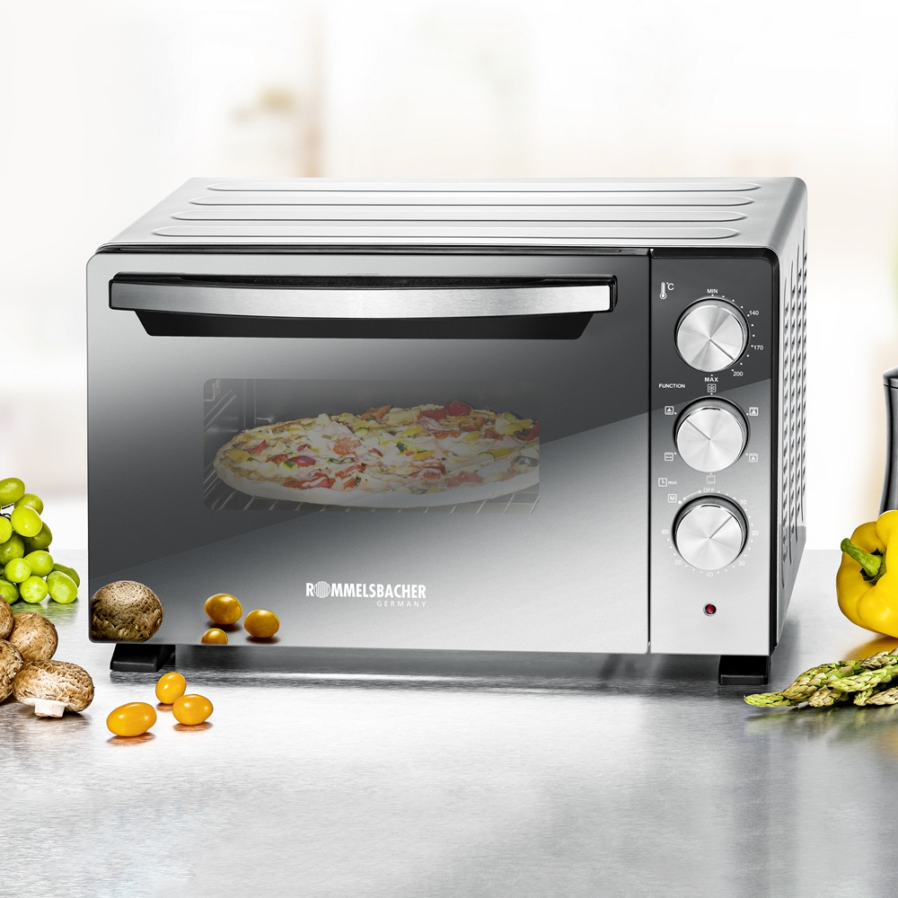 Rommelsbacher Kleinbackofen 22l 1380W Uml+Drehsp BGS 1400 Rommelsbacher Kleinbackofen 22l 1380W Uml+Drehsp BGS 1400