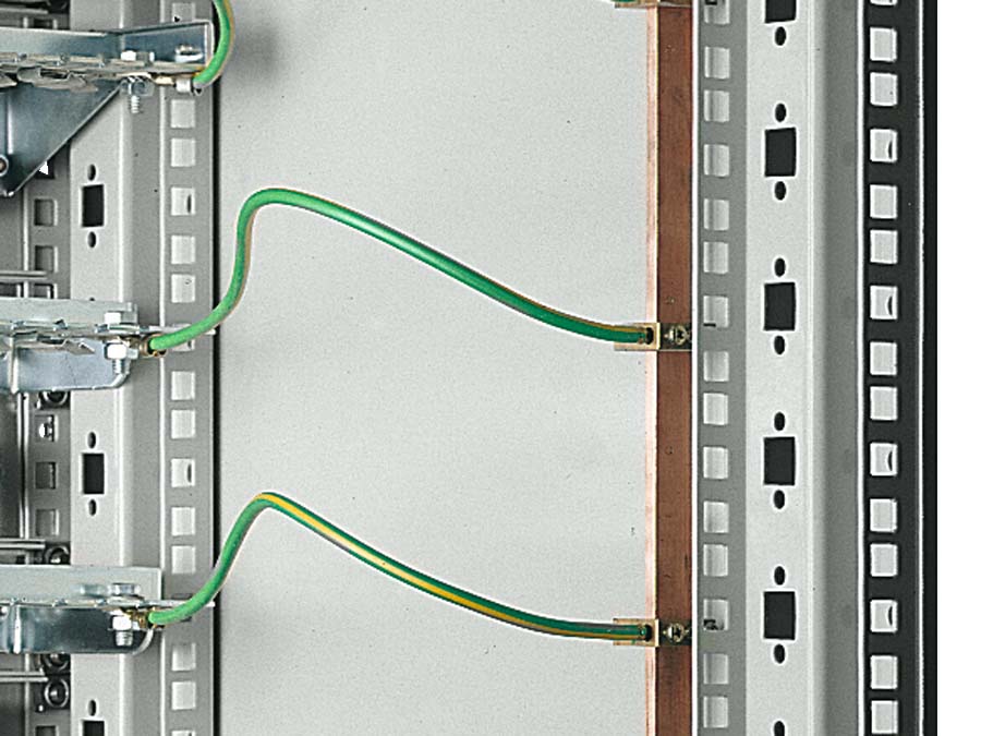 Rittal Erdungsschiene Cu, Länge 1000mm DK 7543.000(VE1Satz)
