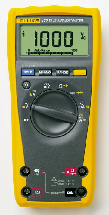 Fluke Echteffektiv-Multimeter m.Kapzität+Frequenz FLUKE-177 EGFID