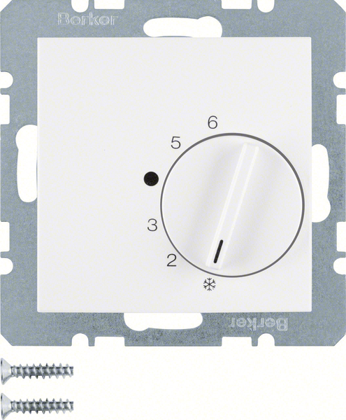 Berker Raumtemperaturregler mit Wechsler 20261909