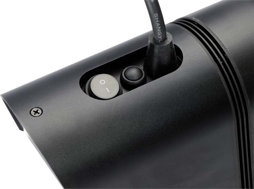 Vitramo Infrarot-Heizstrahler 2000W schwarz VC-EH2000S