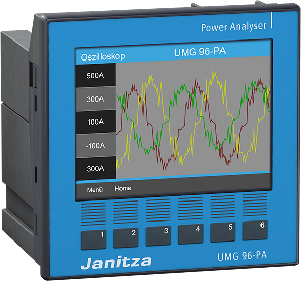 Janitza Electronic Universalmessgerät Uhr/Speicher UMG 96-PA, 90-277V