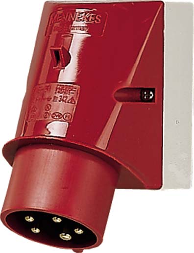 Mennekes Wandstecker 16A,5p,6h,400V,IP44 342