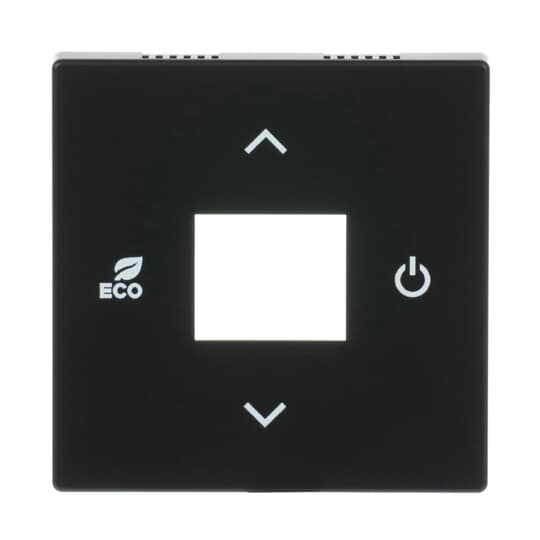 Busch-Jaeger Zentralscheibe RTR schwarz matt 6235-885