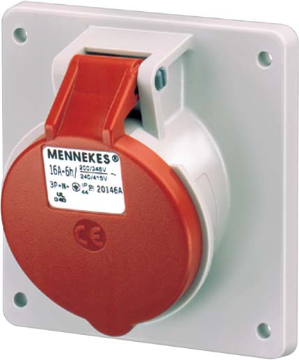 Mennekes Anbaudose TA 16A,5p,6h,400V,IP44 20146A