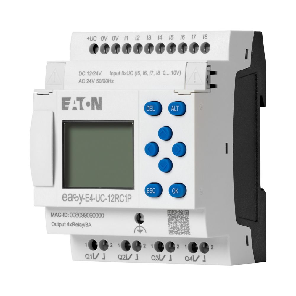 Eaton (Moeller) Steuerrelais easyE4 12/24V DC 24V AC EASY-E4-UC-12RC1P