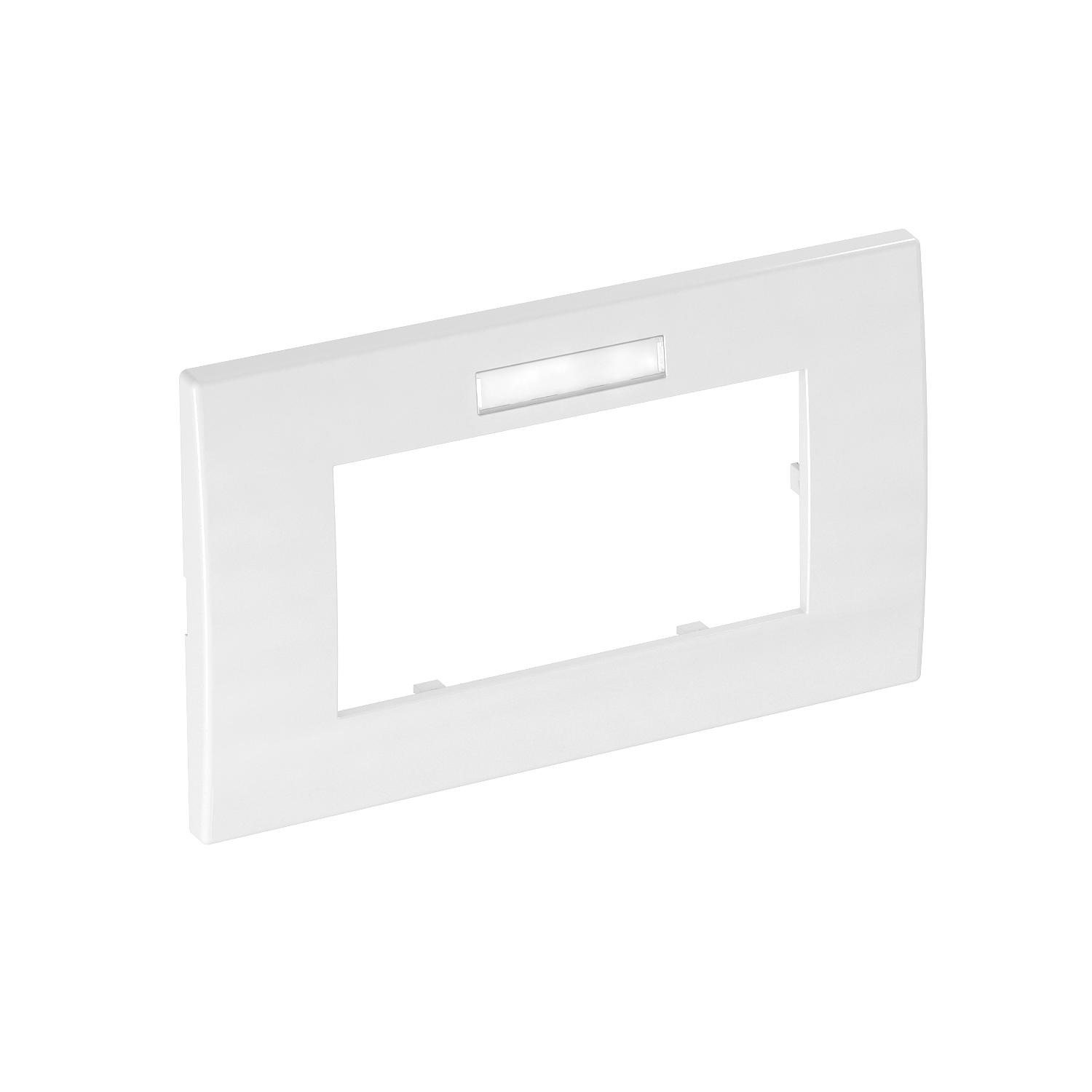 OBO Bettermann Vertr Abdeckrahmen 2fach 84x140mm rws AR45-BF2 RW