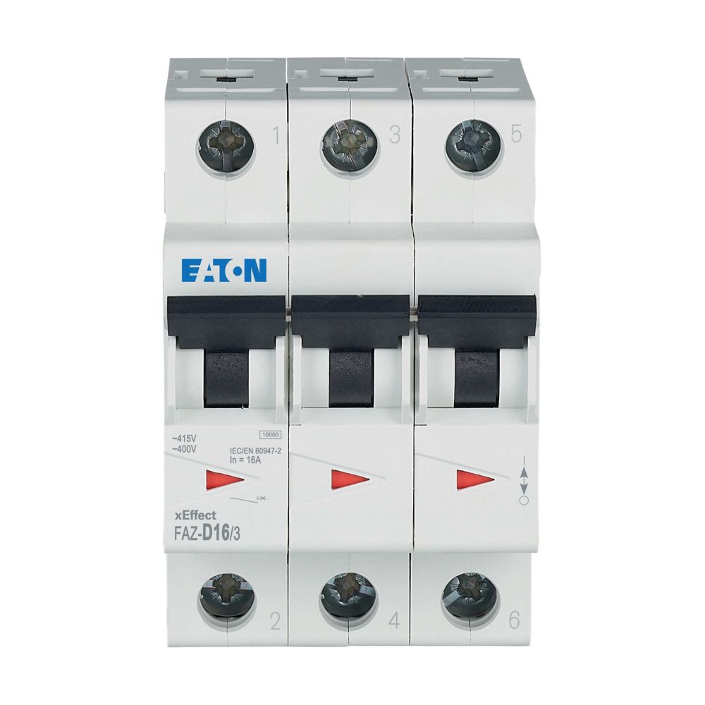 Eaton (Moeller) Leitungsschutzschalter D 16A, 3p FAZ-D16/3