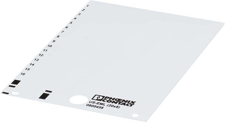 10 STK Phoenix Contact Etikett US-EML (20X8) YE