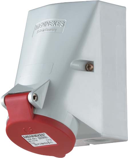 Mennekes Wanddose TwinCONTACT 16A,5p,6h,400V,IP44 419