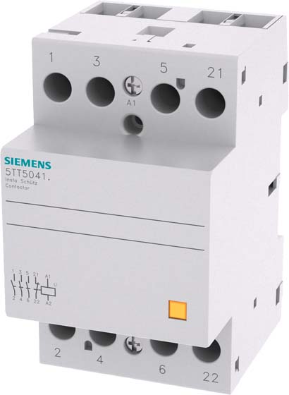 Siemens Dig.Industr. Installationsschütz 3S+1Ö 230AC 40A 24DC 5TT5041-2