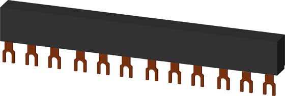 Siemens Dig.Industr. Sammelschiene 45mm 4x3 TE,Gabel 3RV1915-1CB