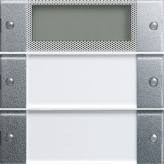 Gira Wippenset 2-fach alu 214226