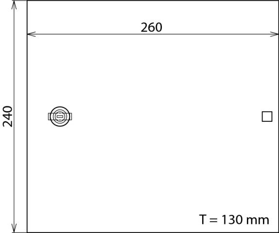 DEHN Potentialausgleich-Gehäuse f.3 LSA-Leiste 10/2 DPG LSA 30 P