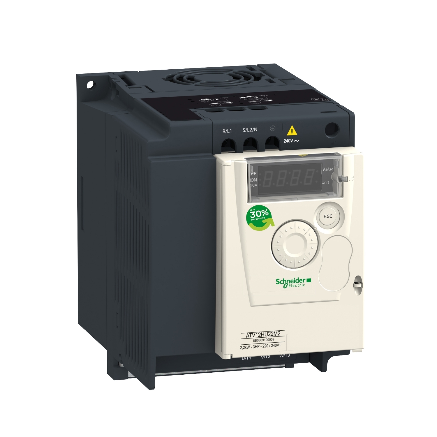 Schneider Electric Frequenzumrichter 1ph. 1,5kW 230V IP20 ATV12HU15M2